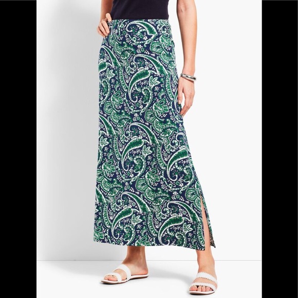 Willi Smith Skirt size XS High Elastic Waist Maxi Long Soft Stretchy - Picture 6 of 10